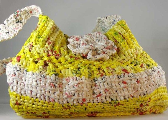 Recycled Plastic Grocery Bags - DIY Inspired