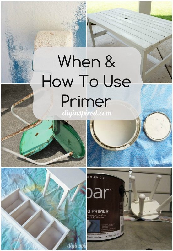 When and How To Use Primer - DIY Inspired