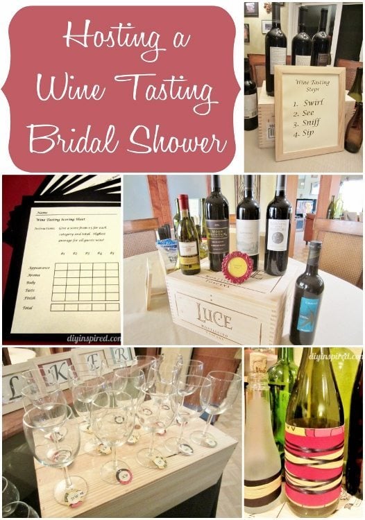 Hosting a Wine Tasting Bridal Shower