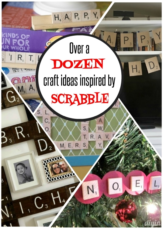 Over a Dozen Scrabble Craft Ideas