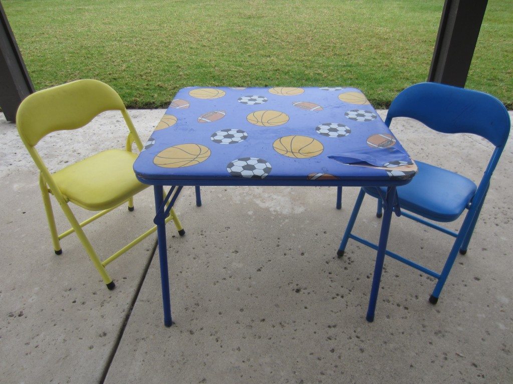 Upcycled Duct Tape Play Table - DIY Inspired
