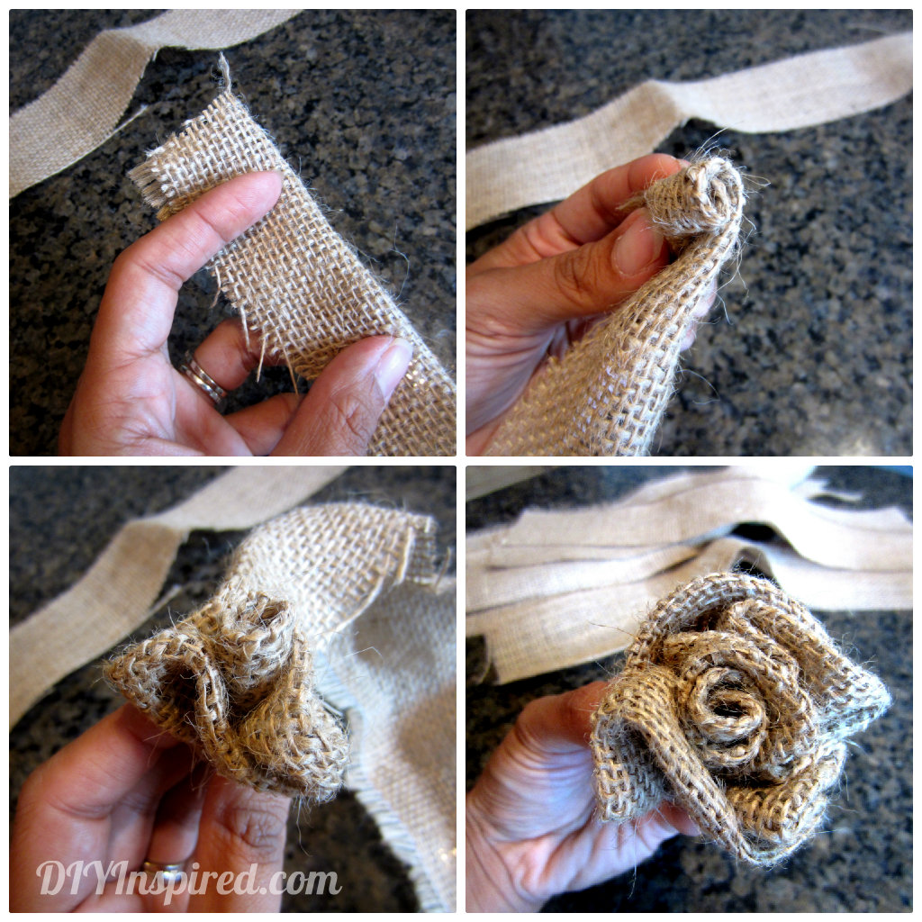 How to Make Burlap Flowers