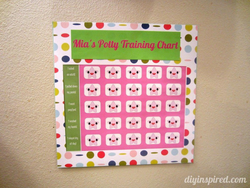 Diy Toilet Training Chart