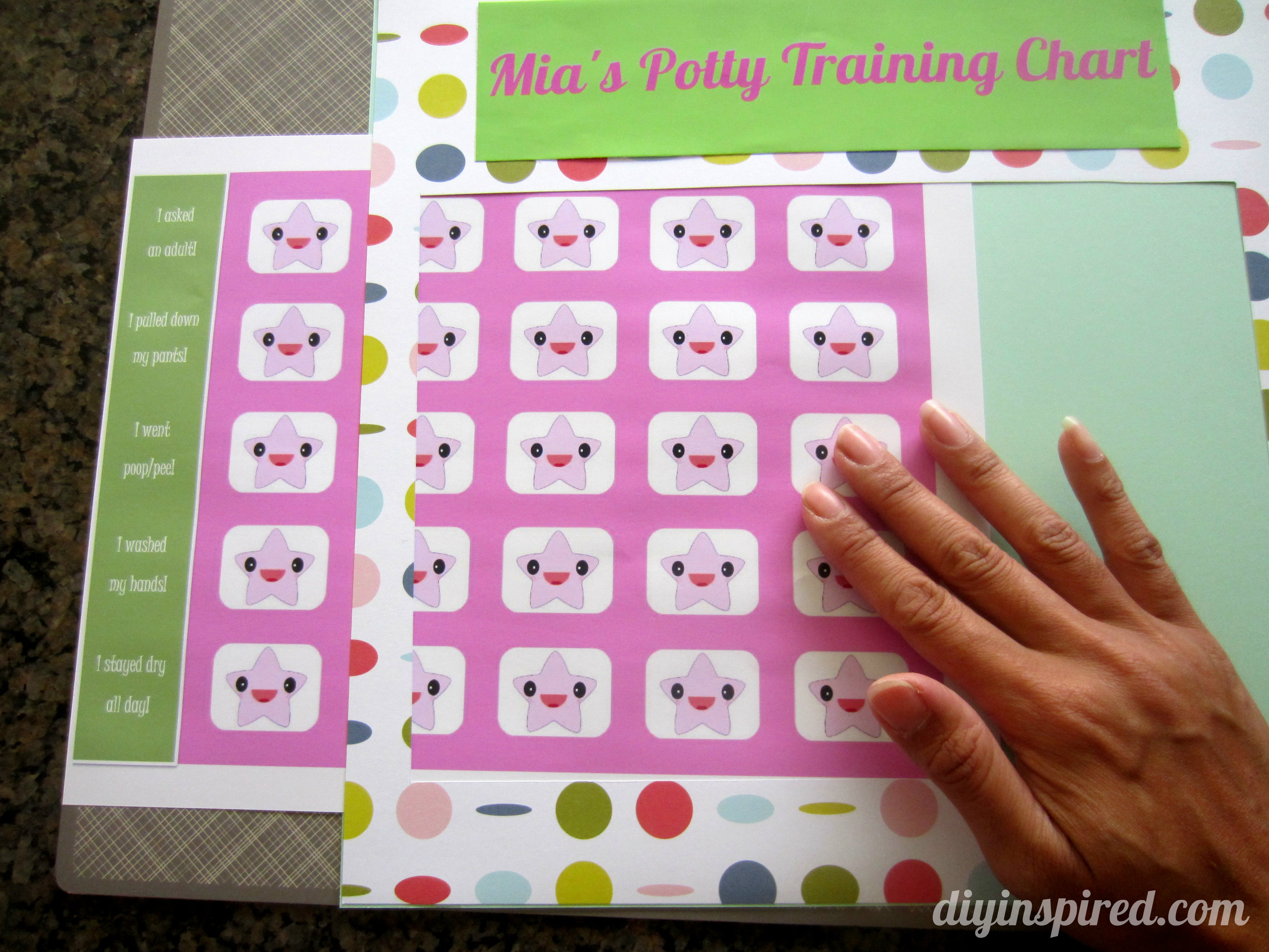 Potty Training Panties DIY and Free Potty Training Charts - New