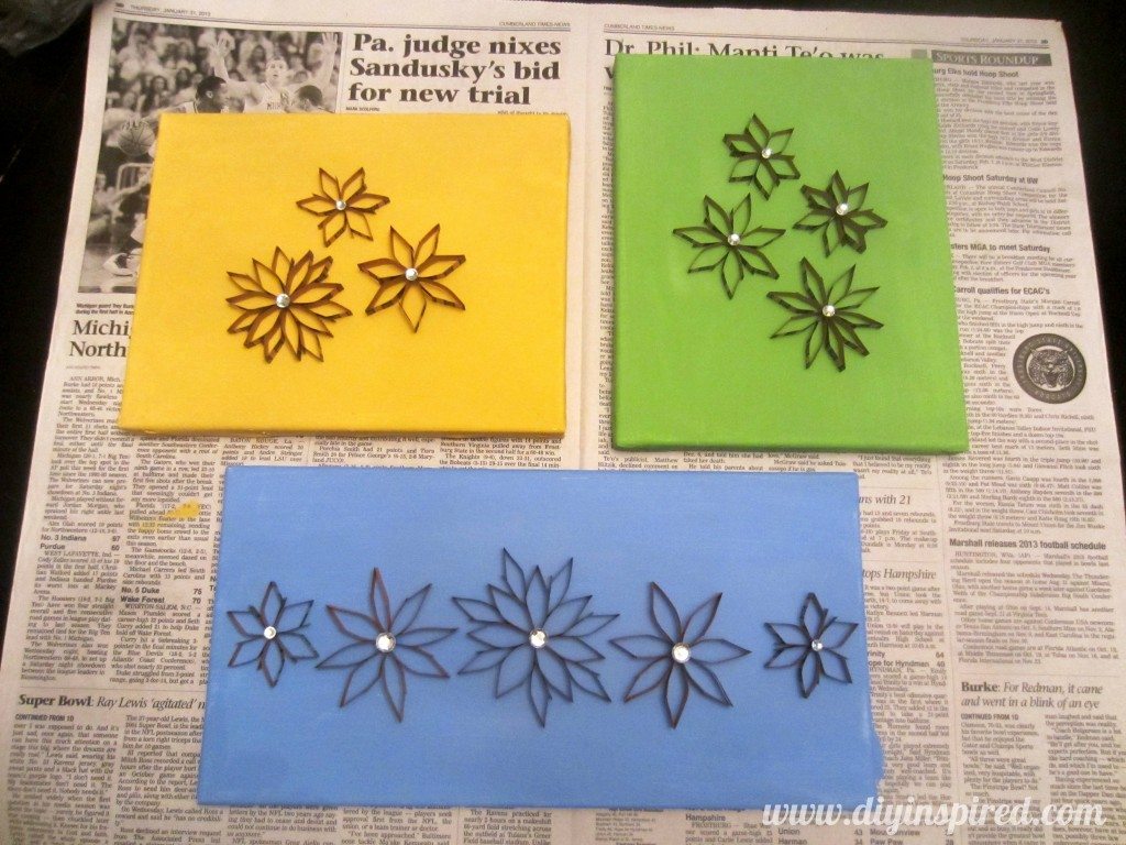 Recycled Coin Wrapper Flowers (9)