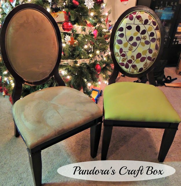 Dining Room Chair Repair and Reupholstering Makeover