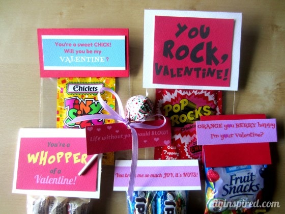 DIY Candy Valentines with a Free Printable
