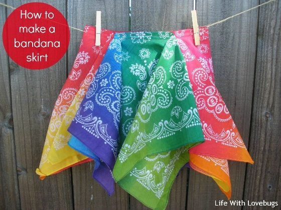 How to Make a Bandana Skirt