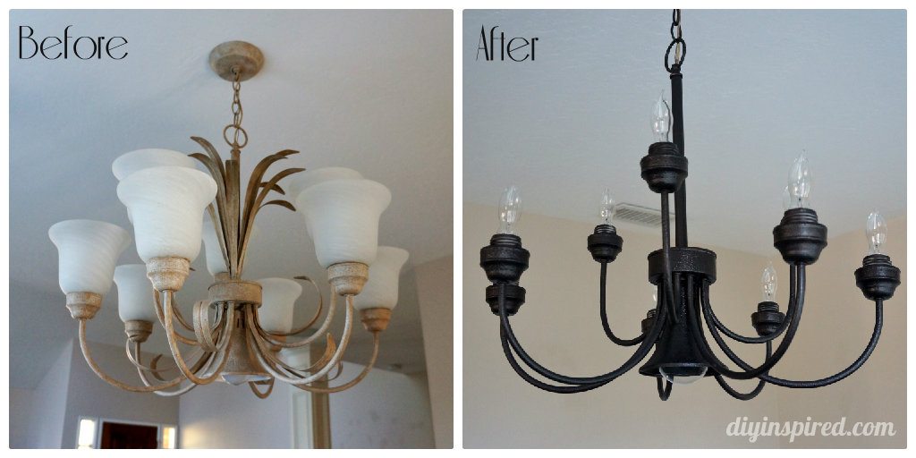 Chandelier-before-after