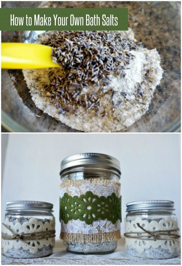 How to Make Your Own Bath Salts - DIY Inspired