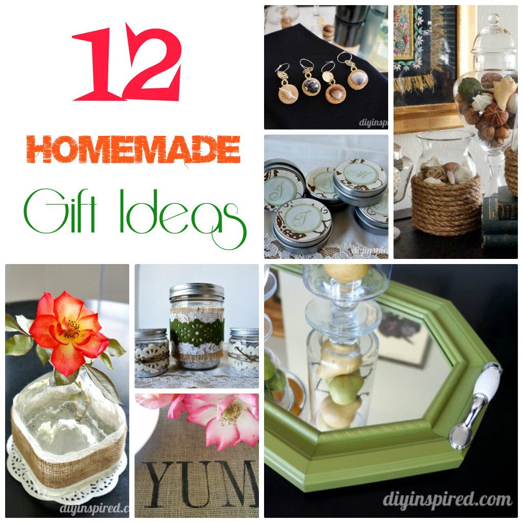 12 Homemade Gift Ideas