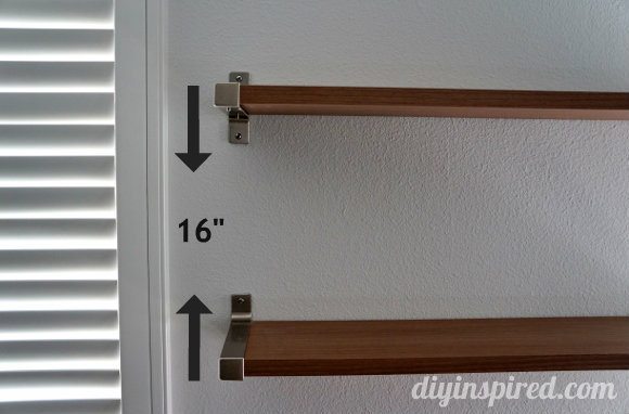 The Right Height To Hang Shelves Diy, Open Shelving Height