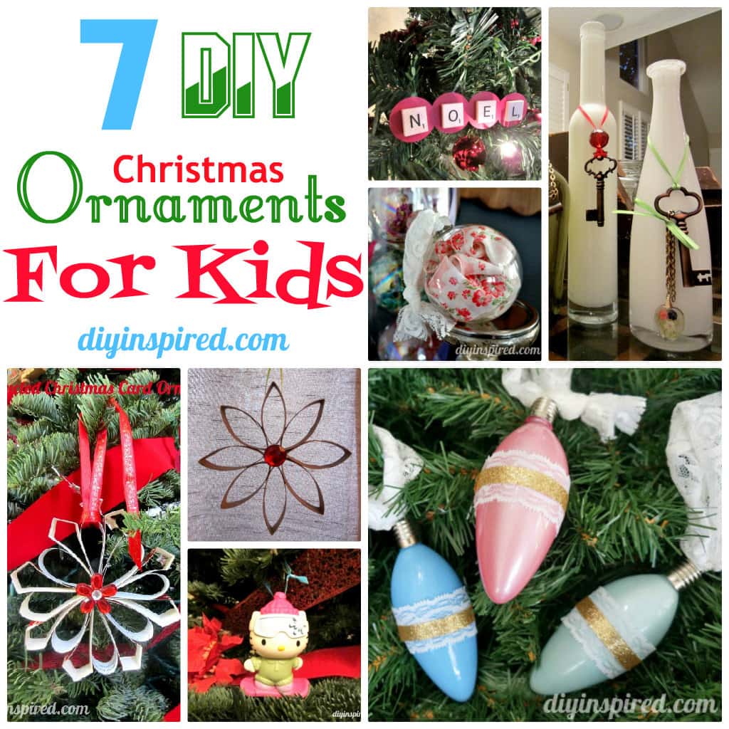 7 DIY Christmas Ornaments for Kids