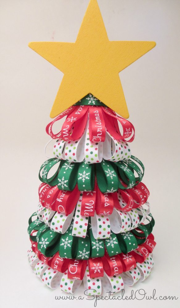 Ribbon Christmas Tree Tutorial