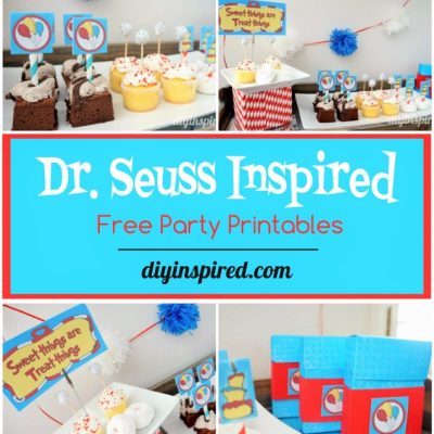 Dr. Seuss Party Printables - DIY Inspired - DIY Inspired