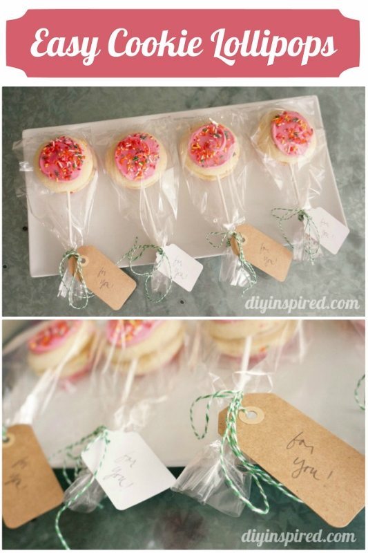 Easy Store Bought Cookie Lollipops