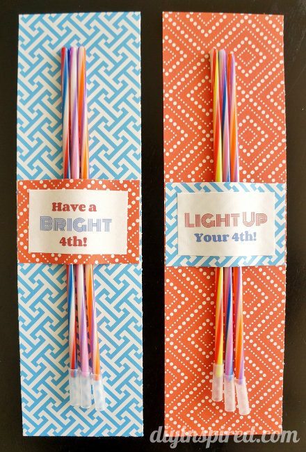 Glow Stick Fourth of July Party Favor