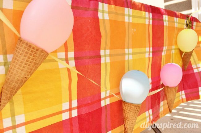 Easy Ice Cream Party Decorations DIY