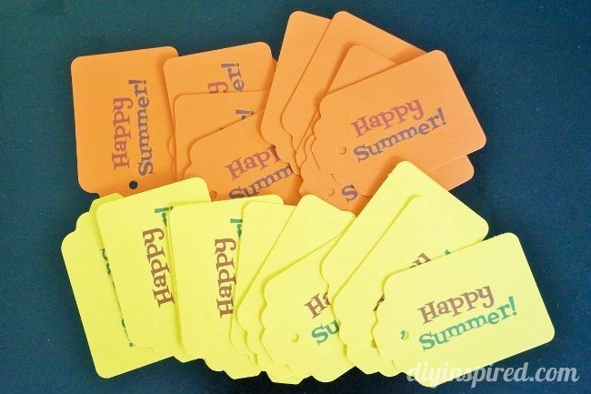 Summertime DIY Party Favor Tags