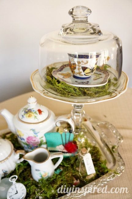 Budget Vintage Mad Hatter Tea Party, Mad Hatter Tea Party Table Setting Ideas