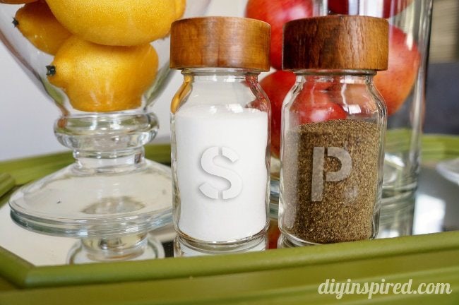 How to Etch Glass Thrift Store Makeover