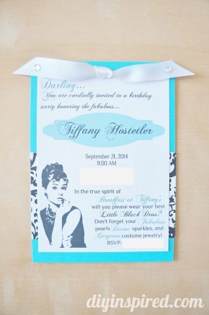 Breakfast at Tiffany's DIY Invitations (3)