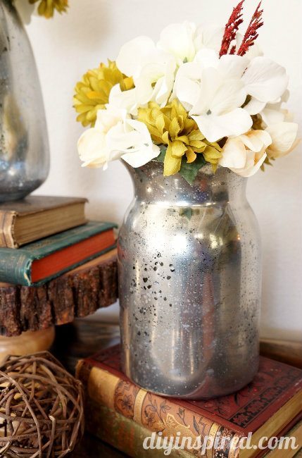 DIY Mercury Glass Vase How To