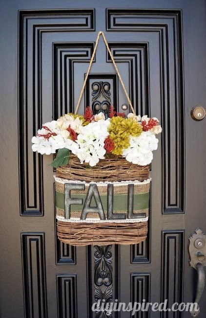 Fall Hanging Wreath DIY