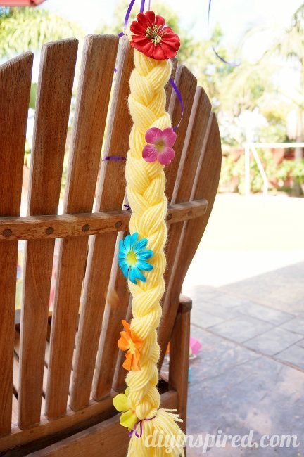 How to Make DIY Rapunzel Braid Party Favors