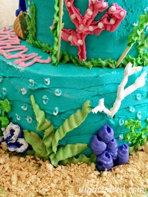 Little Mermaid Cake Details