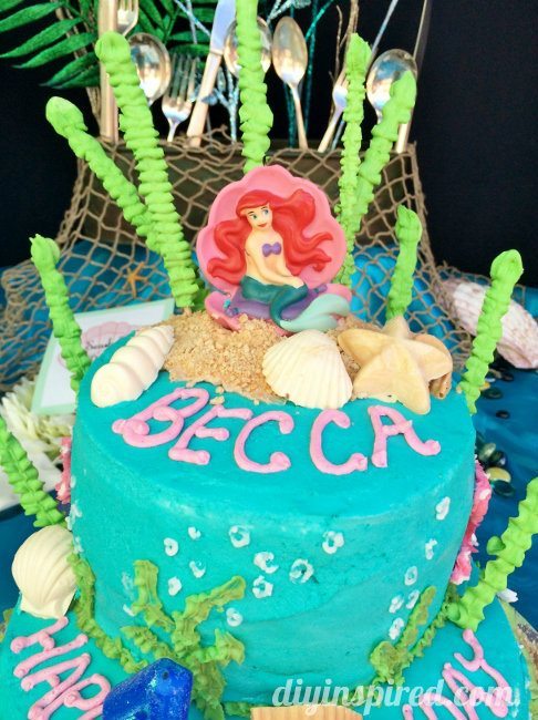 Little Mermaid Cake Homemade
