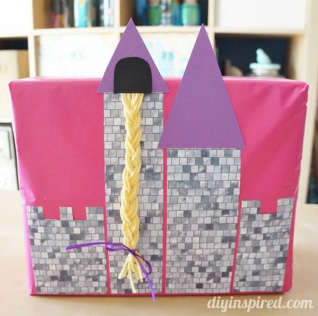 Rapunzel Invitation DIY Gift Wrapping