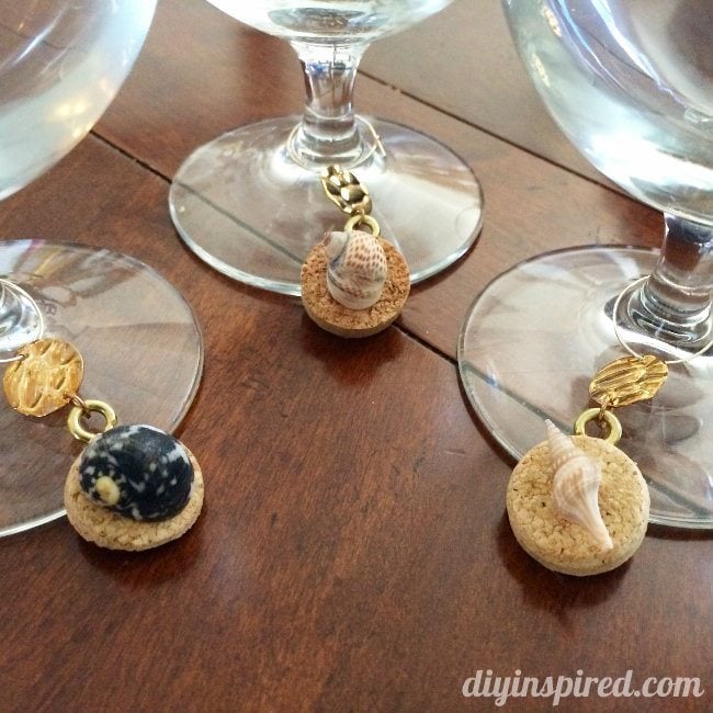 Recycled Cork Wine Charms