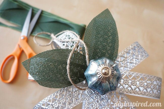 Upcycled Metal Ribbon Pumpkin How To
