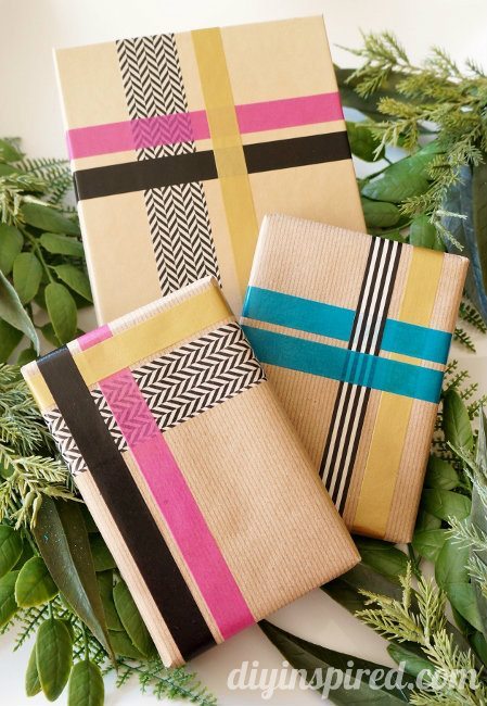 4 washi tape gift wrapping ideas - Today's Parent - Today's Parent