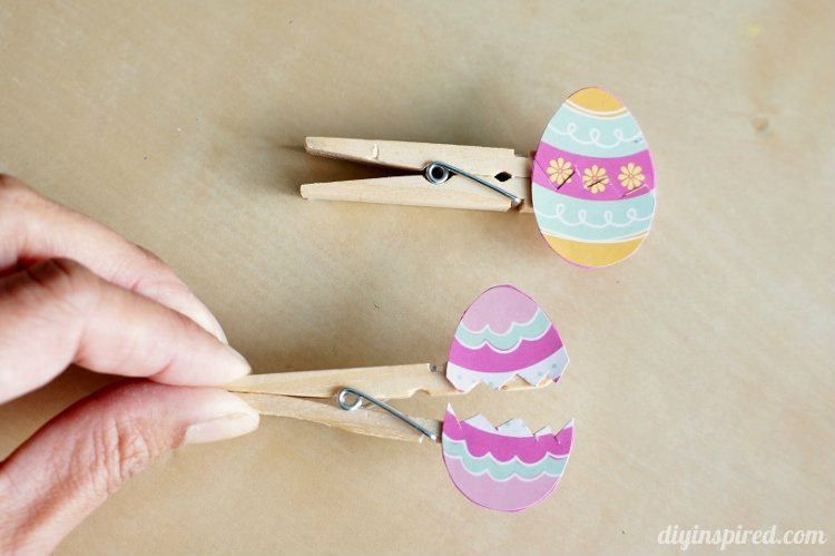 Easter Egg Clothespin Craft for Kids