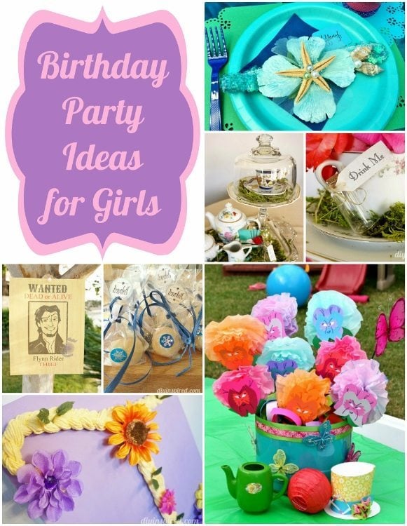 Birthday Party Ideas For Girls DIY Inspired