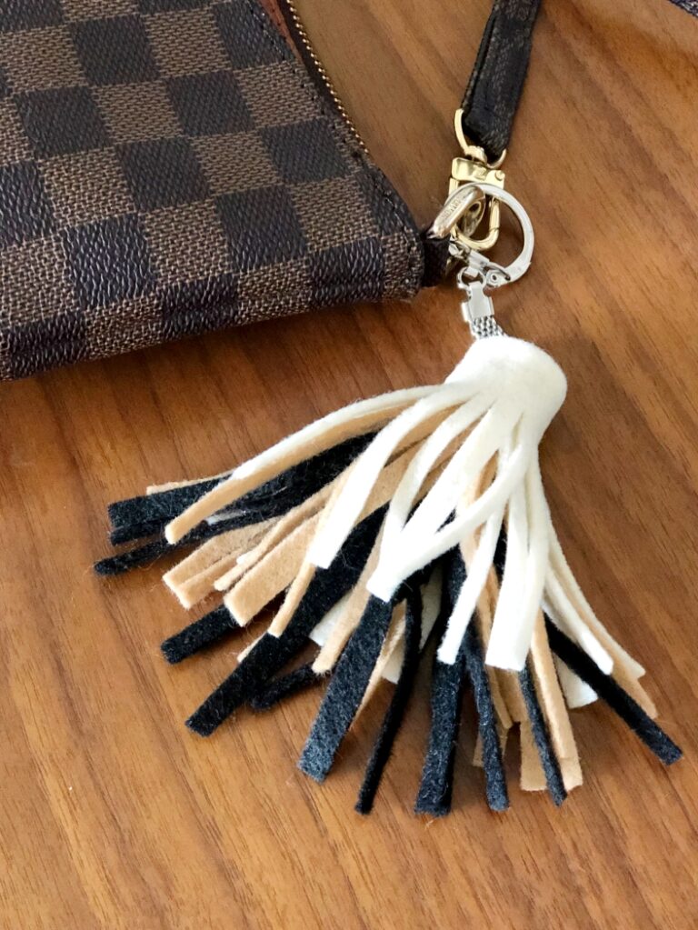 DIY Felt Tassel Keychains
