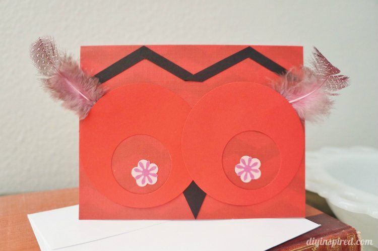 Handmade DIY Owl Card