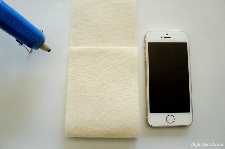 Felt No Sew DIY iPhone Case