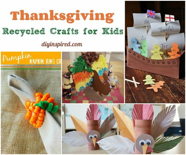 Thanksgiving Recycled Crafts for Kids