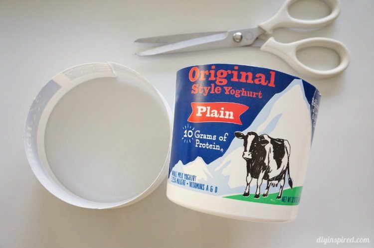 Upcycled Yoghurt Container Craft