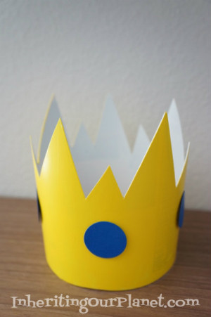 DIY Angry Birds King Pig Pinata Crown - DIY Inspired