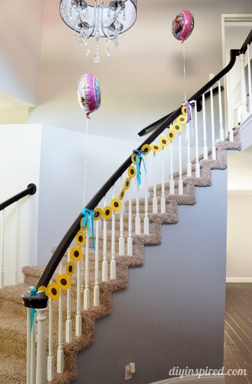Frozen fever Party Decorations for Staircase