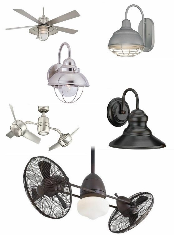 Industrial Outdoor Patio Fans and Lighting