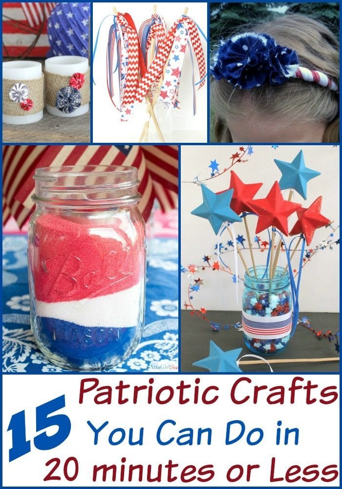 Patriotic Crafts You Can Do in 20 minutes or Less