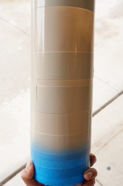 Spray Paint and Rhinestone Vase Upcycle