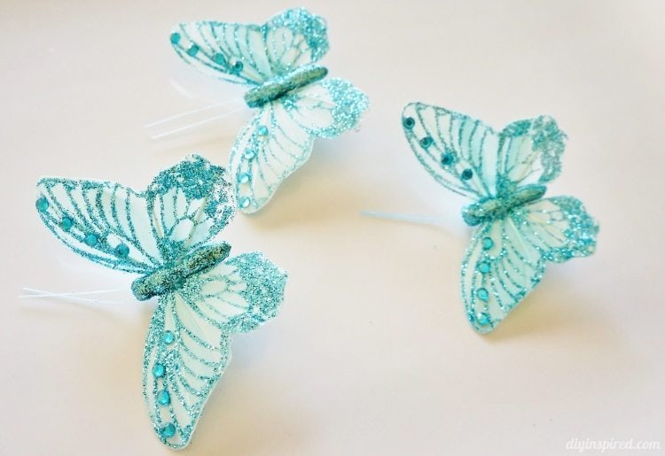 Blue Butterflies for Cinderella Movie Party