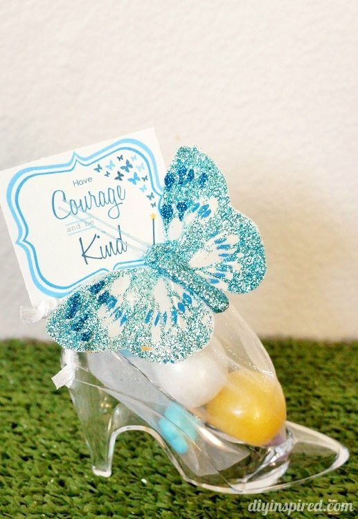 Cinderella Movie Party Favors with Printables DIY Inspired