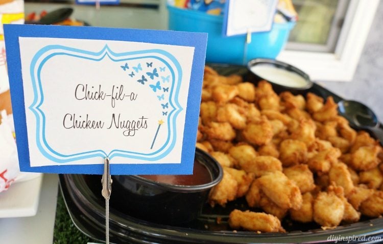 Cinderella Party Food Chicken Nuggets
